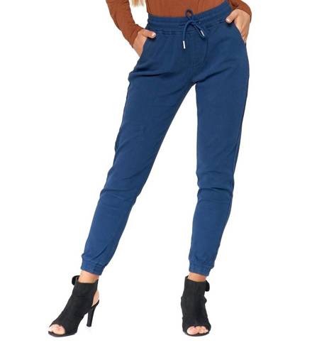Spodnie damskie joggery OSD6000-002 Moraj - jeansowy