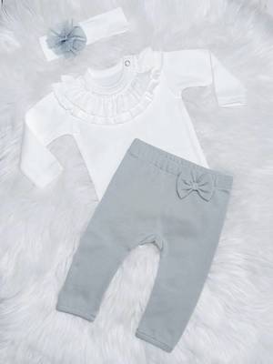 Spodnie niemowlęce Tosia Bambarillo szary