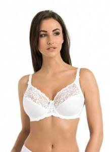 Camille Ivory Underwired Lace Cup Bra