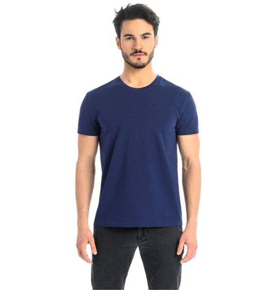  Teyli T-Shirt Męski Bawełniany Luca-niebieski 