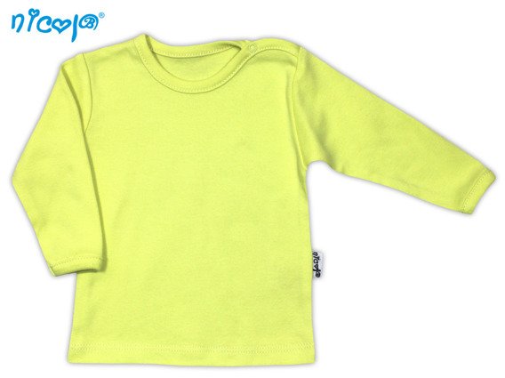 012 08 Koszulka niemowlęca "Basic" Nicol - seledyn