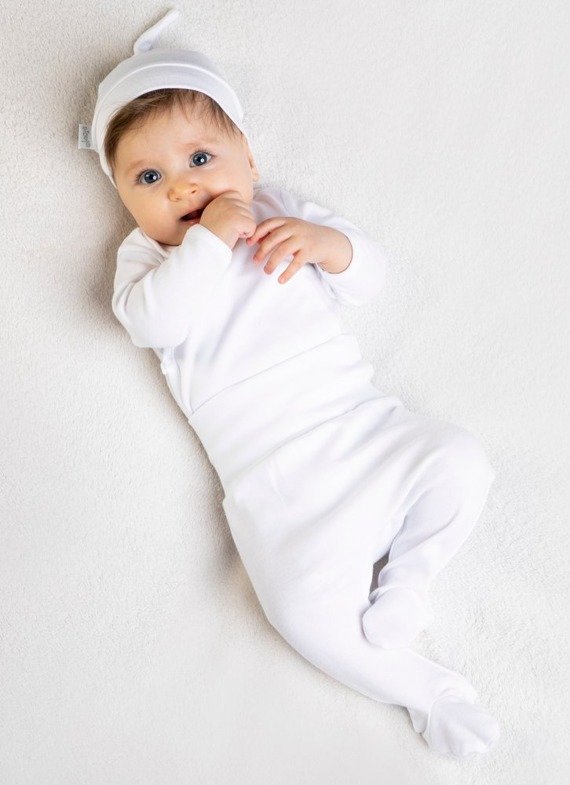 100 (003 01) Półśpioch niemowlęcy "Basic" Nicol - biały