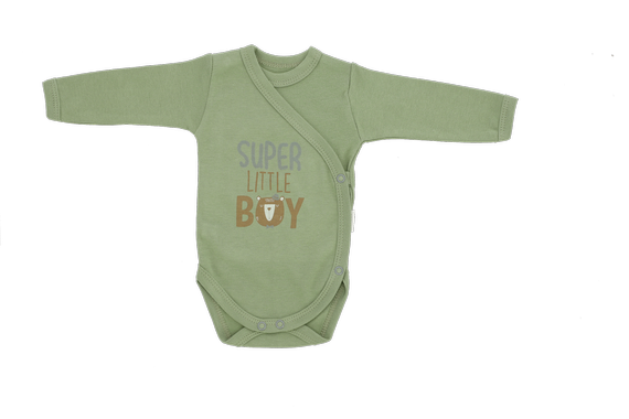 BD10628 Body kopertowe z długim rękawem Boy Mamatti