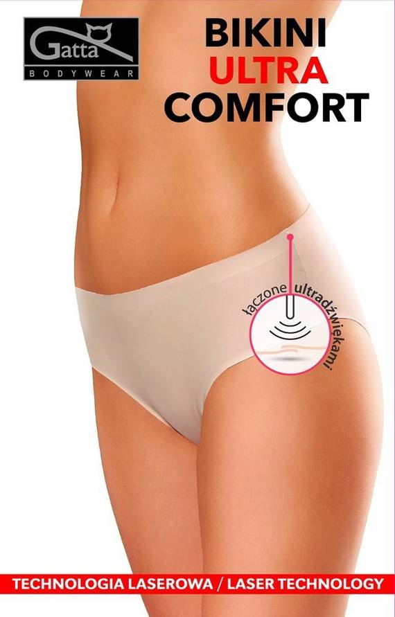 Bikini Ultra  Comfort  Figi Damskie 41591 GATTA beige/odc.beżowego