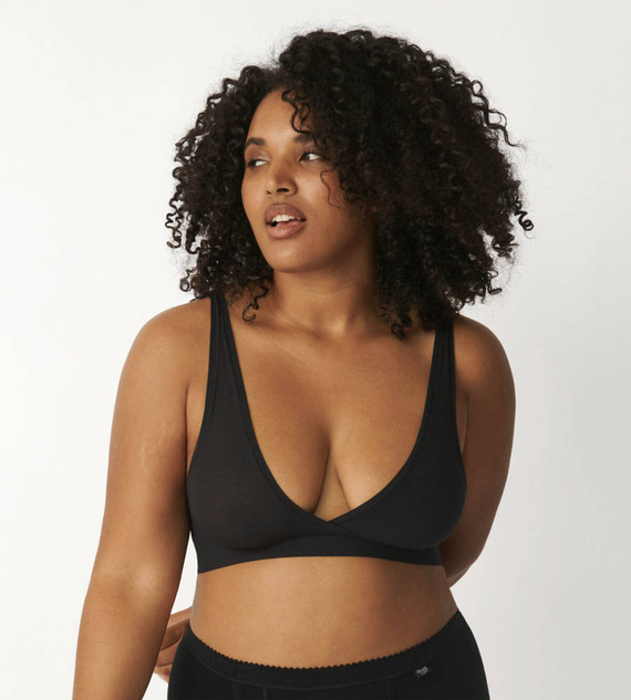 Biustonosz Bralette go allround Sloggi - black 