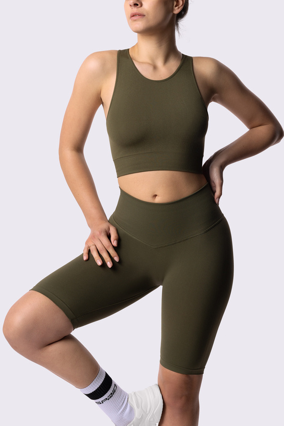 Biustonosz sportowy Performance Spaio khaki 