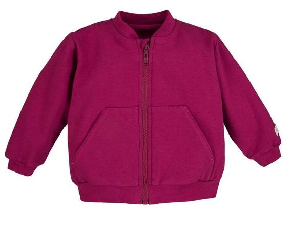 Bluza dresowa rozpinana "SIMPLY COMFY" Eevi- bordo 