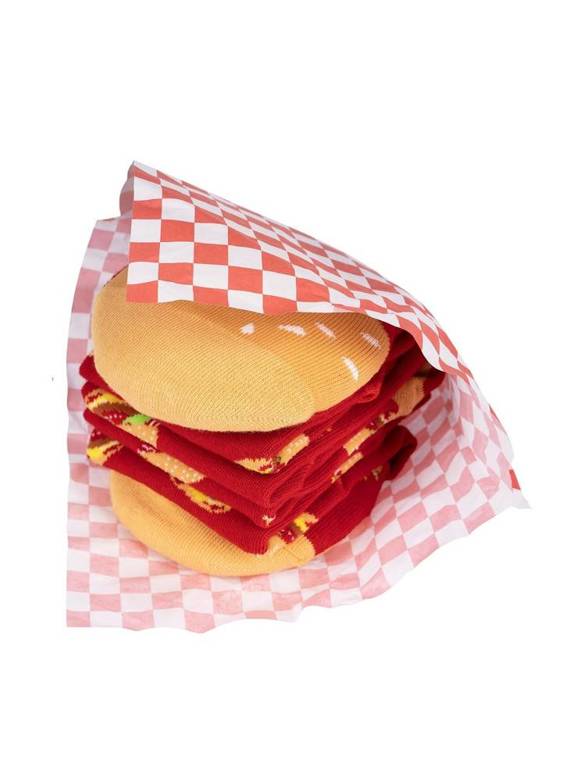 Burger Box Skarpety Damskie/Męskie Soxo multicolor 
