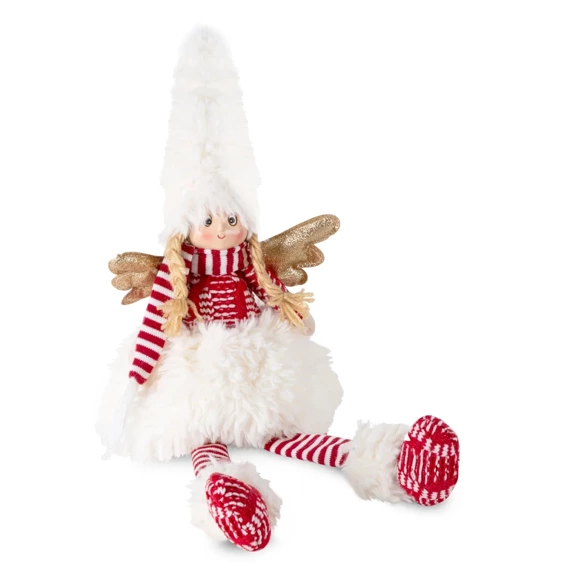 Figurka świąteczna 115D Doll lalka elf w zimowym stroju Eurofirany 