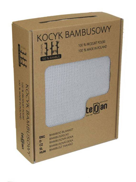 Kocyk bambusowy Two Left Terjan - Silver