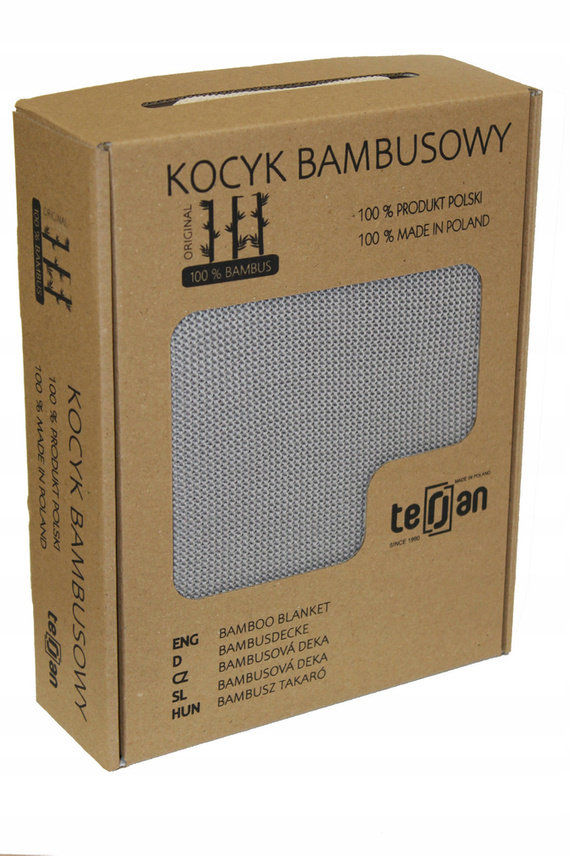 Kocyk bambusowy Two Left Terjan - Steel Grey