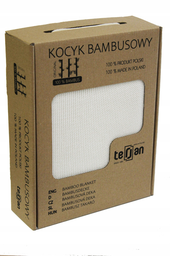 Kocyk bambusowy Two Left Terjan - Vanilla