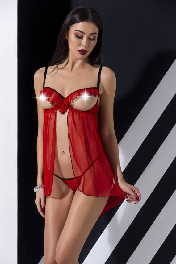 Koszulka damska Cherry Chemise Passion czarny 