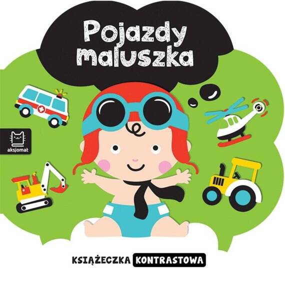 Książeczka kontrastowa "Pojazdy maluszka" Aksjomat 