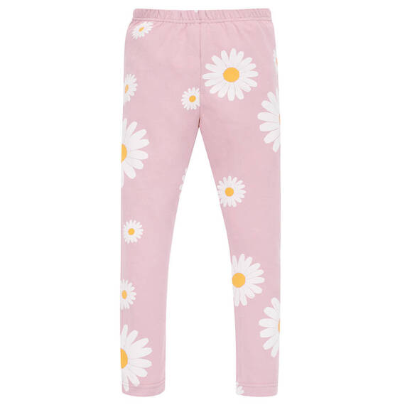 Legginsy bawełniane Daisy Pinokio - różowy