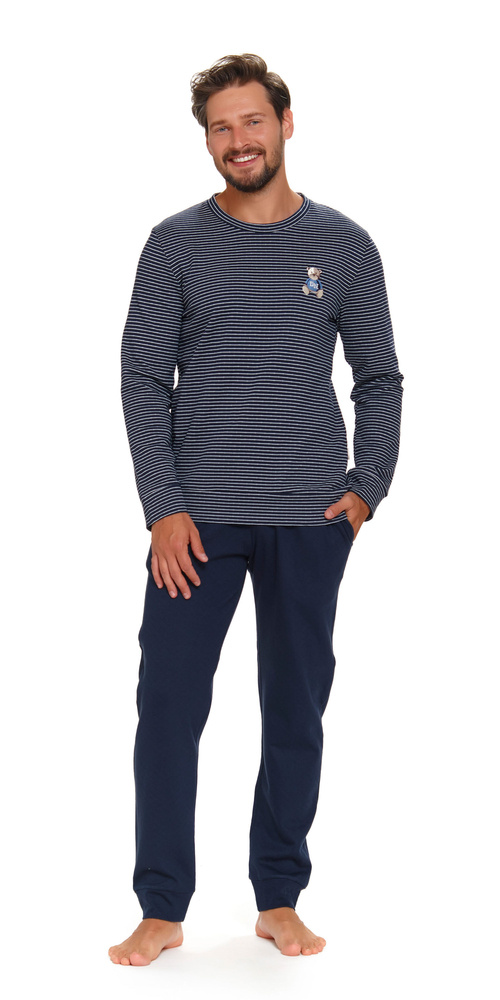 PMB.5251 Piżama Męska Doctor Nap - navy blue