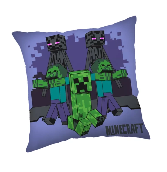 Poduszka dziecięca dekoracyjna Minecraft The Mobs Jerry Fabrics  