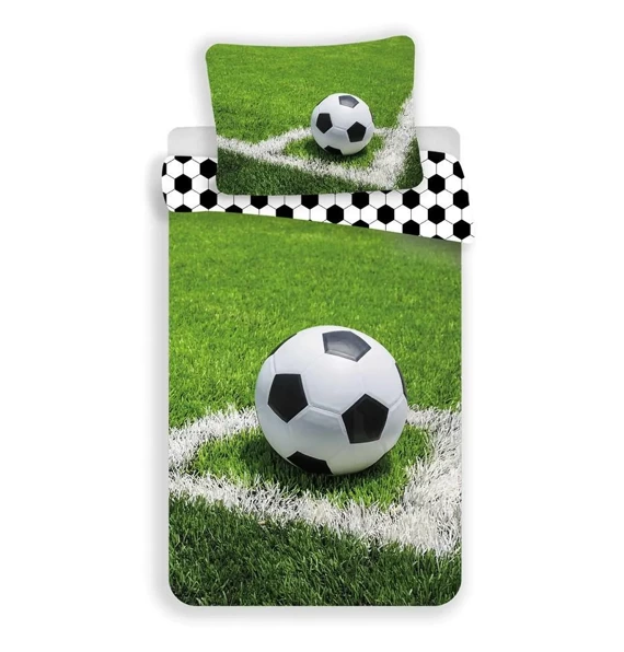 Pościel młodzieżowa piłkarska kibica 4317 Piłka nożna boisko Football Jerry Fabrics 