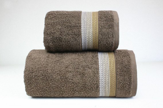 Ręcznik Ombre Greno - brązowy
