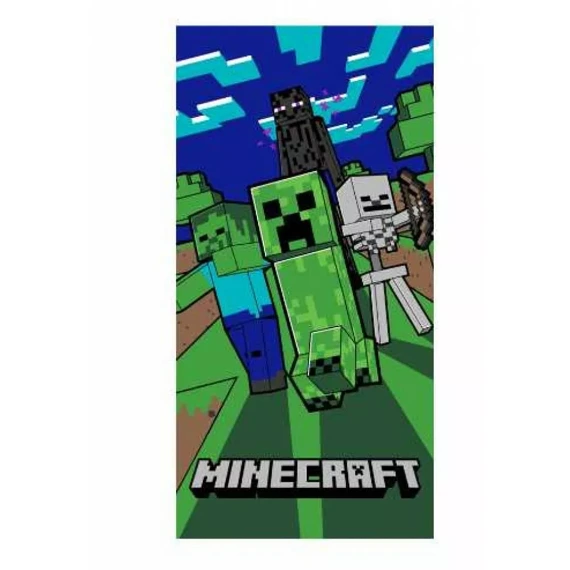 Ręcznik plażowy Minecraft Setino zielony 