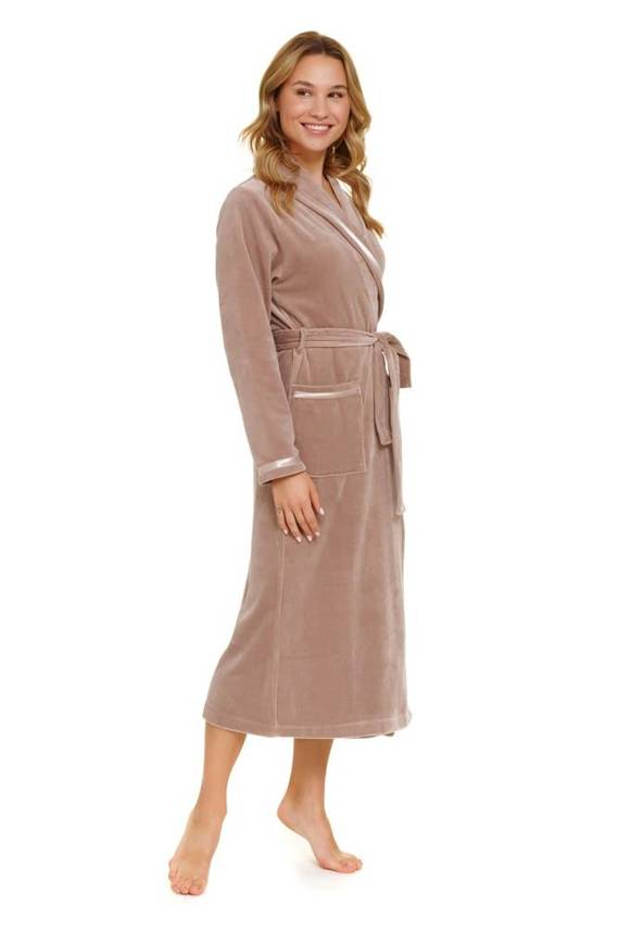 SWO.1078 Szlafrok damski Doctor Nap - beige