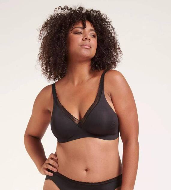 Sloggi Body Adapt Twist T-shirt bra - black