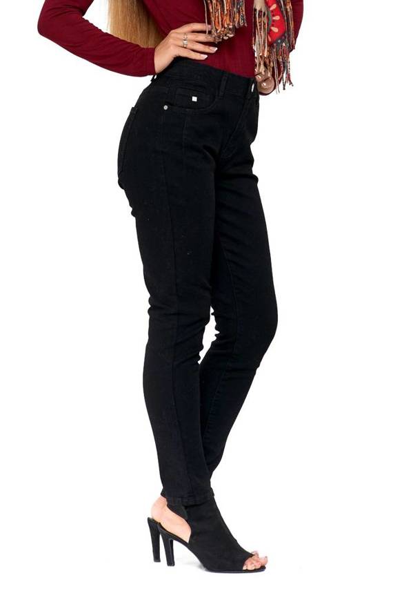 Spodnie jeansowe z paskiem OSD6000-001 Moraj - czarny
