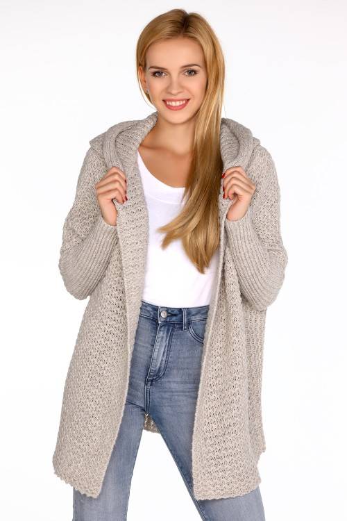 Sweter damski Dalena Merribel - beige 