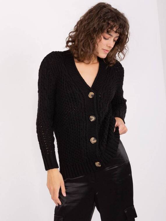 Sweter rozpinany BA-SW-8001-1.16P Paris - czarny