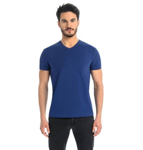 T-Shirt Męski Bawełniany Dany V- jeans 